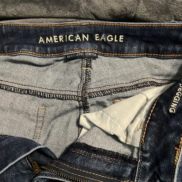 American Eagle next level stretch size 6 jeggings, high rise - Picture 5 of 5